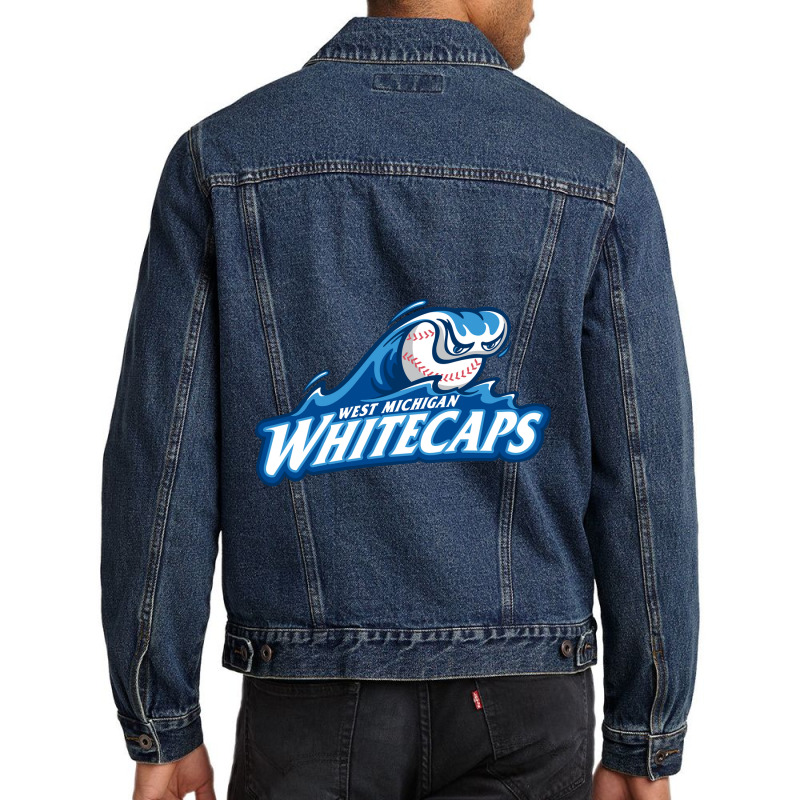 West Michigan Whitecaps Men Denim Jacket | Artistshot