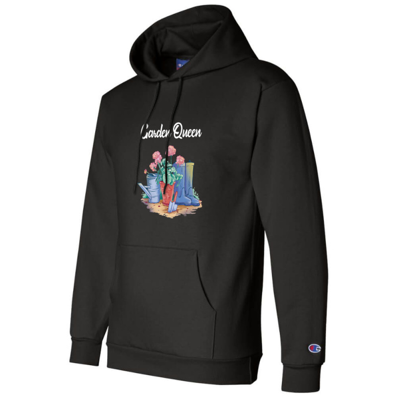 Gardener Funny Watering Can Wellington Boots Garden Queen Champion Hoodie | Artistshot