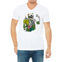 Skeleton Water Plant You Make Me Feel Alive Gardening Plant T Shirt V-neck Tee | Artistshot