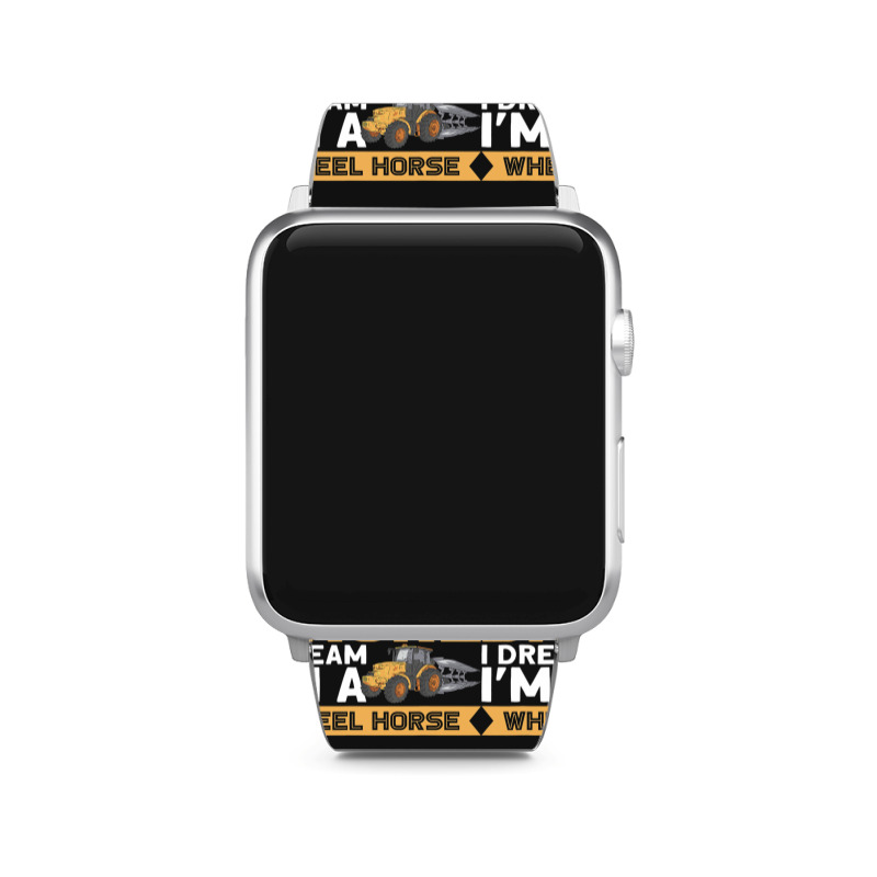 I Dont Snore I Im A Wheel Horse Tractor Farmer Apple Watch Band | Artistshot