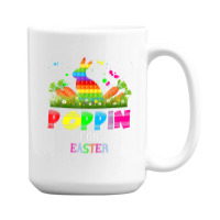 Cute Bunny Bubble Pop Easter Bunny Poppin For Easter 15 Oz Coffee Mug | Artistshot