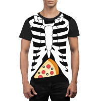 Hot Trend Funny Skeleton Halloween Pizza Graphic T-shirt | Artistshot