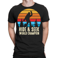 Bigfoot T  Shirt Retro Bigfoot Hide & Seek World Champion 6 T-shirt | Artistshot