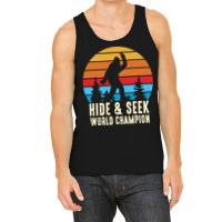 Bigfoot T  Shirt Retro Bigfoot Hide & Seek World Champion 6 Tank Top | Artistshot