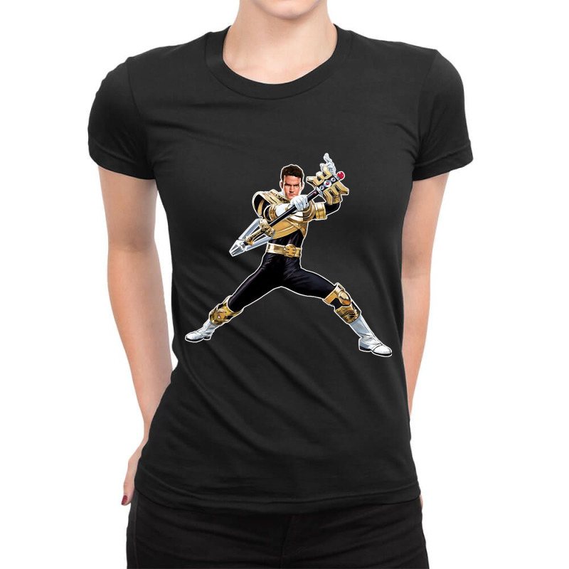 Trending Gold Ranger Power! Ladies Fitted T-Shirt by quanghuydinh1 | Artistshot