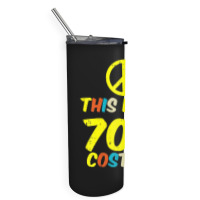 Hot Trend This Is My 70s Costume Retro Vintage Halloween Hippie Skinny Tumbler | Artistshot