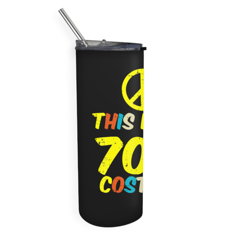 Hot Trend This Is My 70s Costume Retro Vintage Halloween Hippie Skinny Tumbler | Artistshot