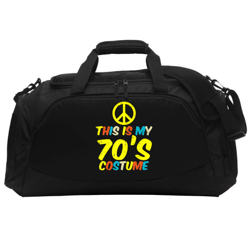 Hot Trend This Is My 70s Costume Retro Vintage Halloween Hippie Active Duffel | Artistshot