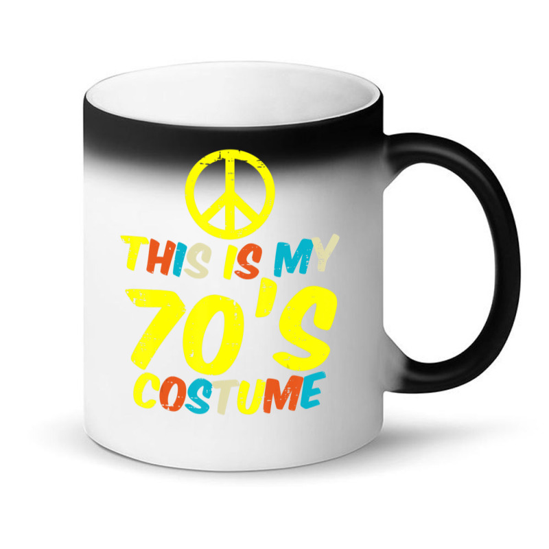 Hot Trend This Is My 70s Costume Retro Vintage Halloween Hippie Magic Mug | Artistshot