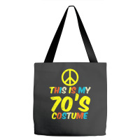 Hot Trend This Is My 70s Costume Retro Vintage Halloween Hippie Tote Bags | Artistshot