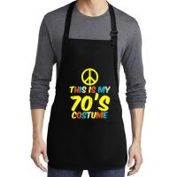 Hot Trend This Is My 70s Costume Retro Vintage Halloween Hippie Medium-length Apron | Artistshot