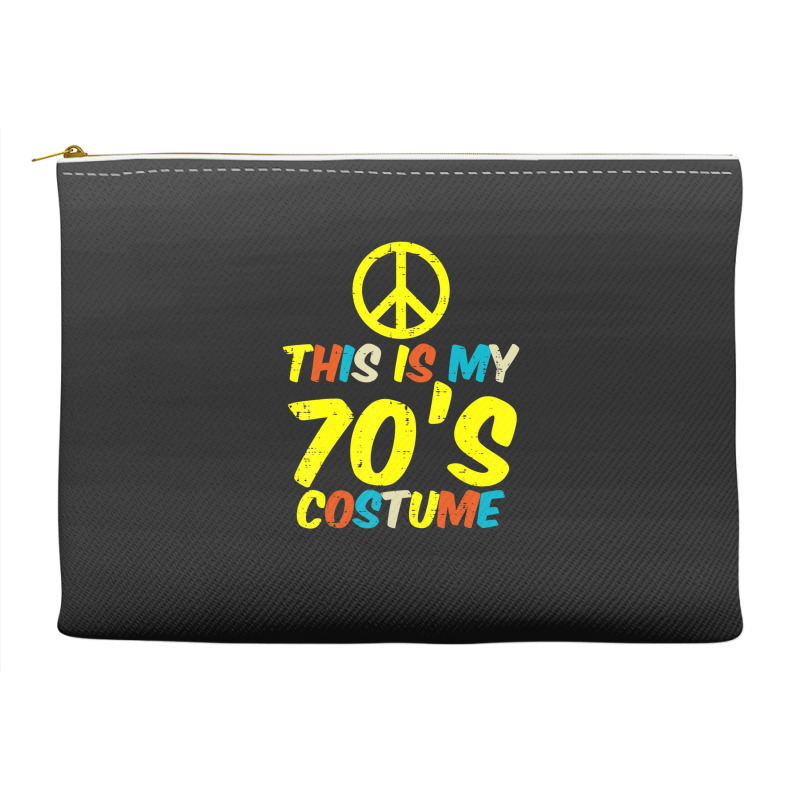 Hot Trend This Is My 70s Costume Retro Vintage Halloween Hippie Accessory Pouches | Artistshot