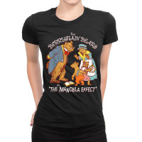 Mandela Effect Shirt Quantum Fake Parallel Universe 072391 Ladies Fitted T-shirt | Artistshot