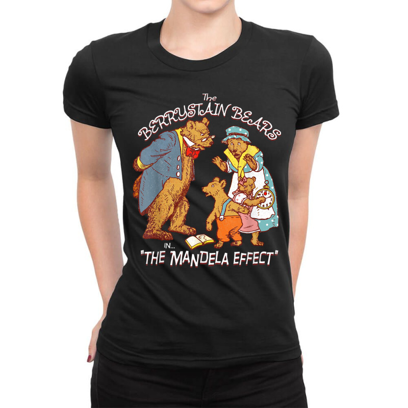 Mandela Effect Shirt Quantum Fake Parallel Universe 072391 Ladies Fitted T-Shirt by hamlerf | Artistshot