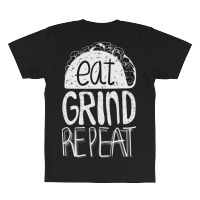 Eat Grind Repeat All Over Men's T-shirt | Artistshot