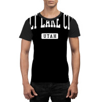 Salt Lake City Utah Ut Vintage Athletic Sports Design T Shirt Graphic T-shirt | Artistshot