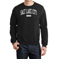 Salt Lake City Utah Ut Vintage Athletic Sports Design T Shirt Crewneck Sweatshirt | Artistshot