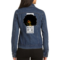 Trending Mad Hustle Dope Soul Black Girl Magic Black History Month Ladies Denim Jacket | Artistshot