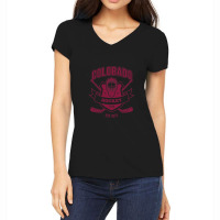 Retro Vintage Avalanche Party Tailgate Gameday Look Fan Gift Women's V-neck T-shirt | Artistshot