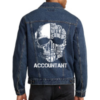 Accountant 80s Nature Men Denim Jacket | Artistshot