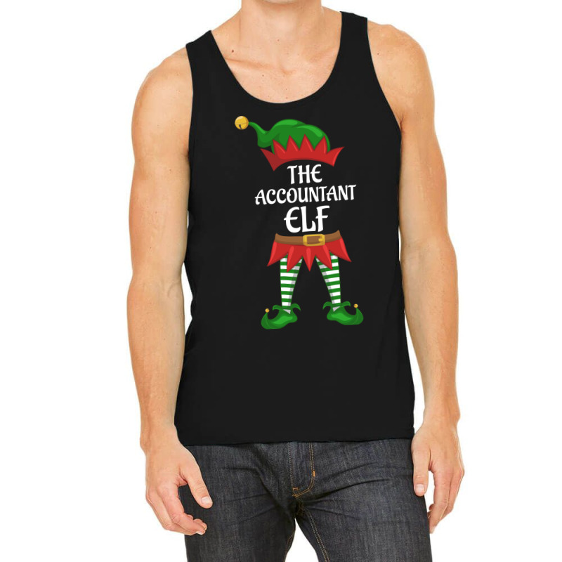 Accountant Elf Family Matching Group Christmas Party Stars Tank Top | Artistshot