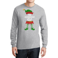 Accountant Elf Family Matching Group Christmas Party Stars Long Sleeve Shirts | Artistshot