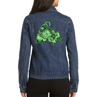 Time Is Money T Shirt Ladies Denim Jacket | Artistshot