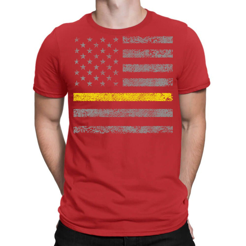 Dispatcher 911 Operator United States Flag Dispatcher T-shirt | Artistshot