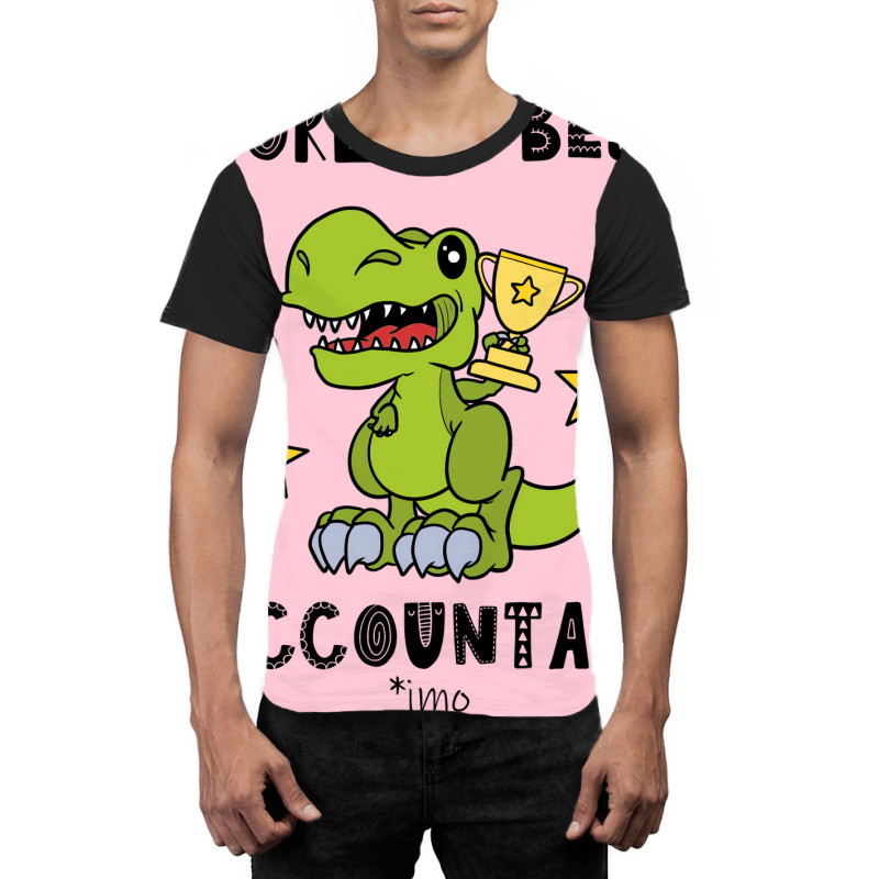 Funny Accountant Best Greawtest Dinosaur T Rex Tyrannosaurus Cute 70s Graphic T-shirt | Artistshot