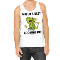 Funny Accountant Best Greawtest Dinosaur T Rex Tyrannosaurus Cute 70s Tank Top | Artistshot