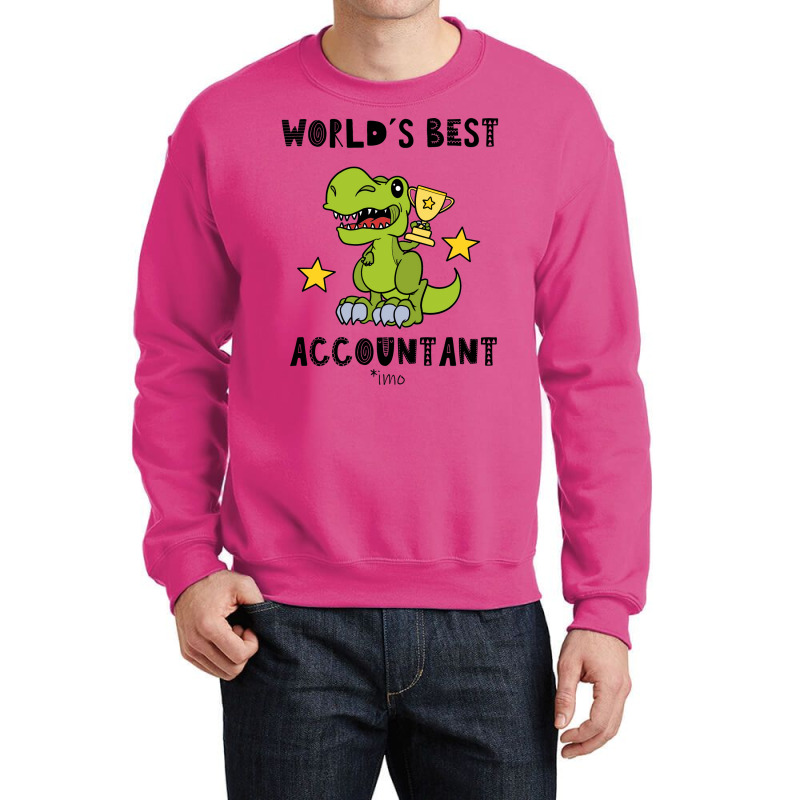 Funny Accountant Best Greawtest Dinosaur T Rex Tyrannosaurus Cute 70s Crewneck Sweatshirt | Artistshot