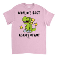 Funny Accountant Best Greawtest Dinosaur T Rex Tyrannosaurus Cute 70s Classic T-shirt | Artistshot