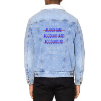 Funny Accountant Funny Unisex Sherpa-lined Denim Jacket | Artistshot