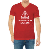 Funny Cpa Exams Cpa Studies Cpa Student 70s V-neck Tee | Artistshot