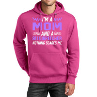 Im A Mom 911 Dispatcher Nothing Scares Me Stars Unisex Hoodie | Artistshot