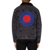 Uk Air Force Roundel Flag Unisex Sherpa-lined Denim Jacket | Artistshot