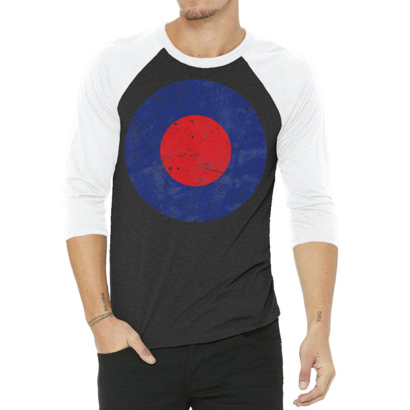 Uk Air Force Roundel Flag 3/4 Sleeve Shirt | Artistshot