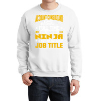 Account Consultant Job Title Funny Account Advisor Music Crewneck Sweatshirt | Artistshot