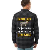 Funny Lazy Statistics Stars Flannel Shirt | Artistshot