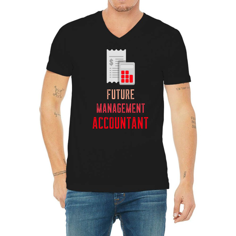 Management Accountant Cima Student Nature V-neck Tee | Artistshot