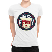 Standard Oil New York Company Vintage Ladies Fitted T-shirt | Artistshot