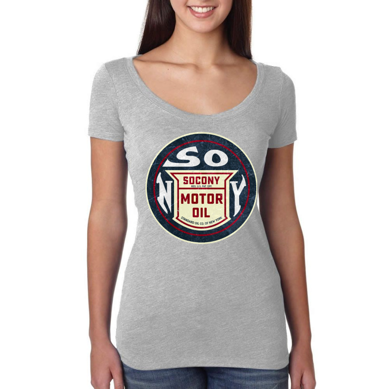 Standard Oil New York Company Vintage Women's Triblend Scoop T-shirt by nwogbomukorov | Artistshot