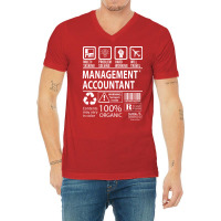 Management Accountant T  Multitasking Certified Job Gift Item Tee V-neck Tee | Artistshot