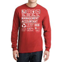 Management Accountant T  Multitasking Certified Job Gift Item Tee Long Sleeve Shirts | Artistshot