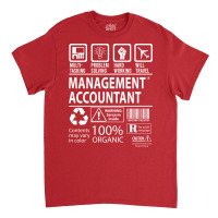 Management Accountant T  Multitasking Certified Job Gift Item Tee Classic T-shirt | Artistshot