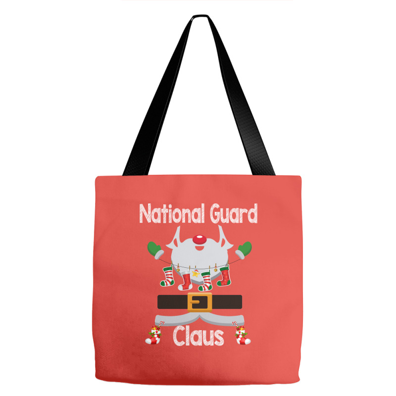 National Guard Claus Santa Christmas Costume Pajama 80s Tote Bags | Artistshot