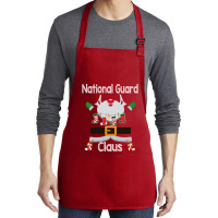 National Guard Claus Santa Christmas Costume Pajama 80s Medium-length Apron | Artistshot