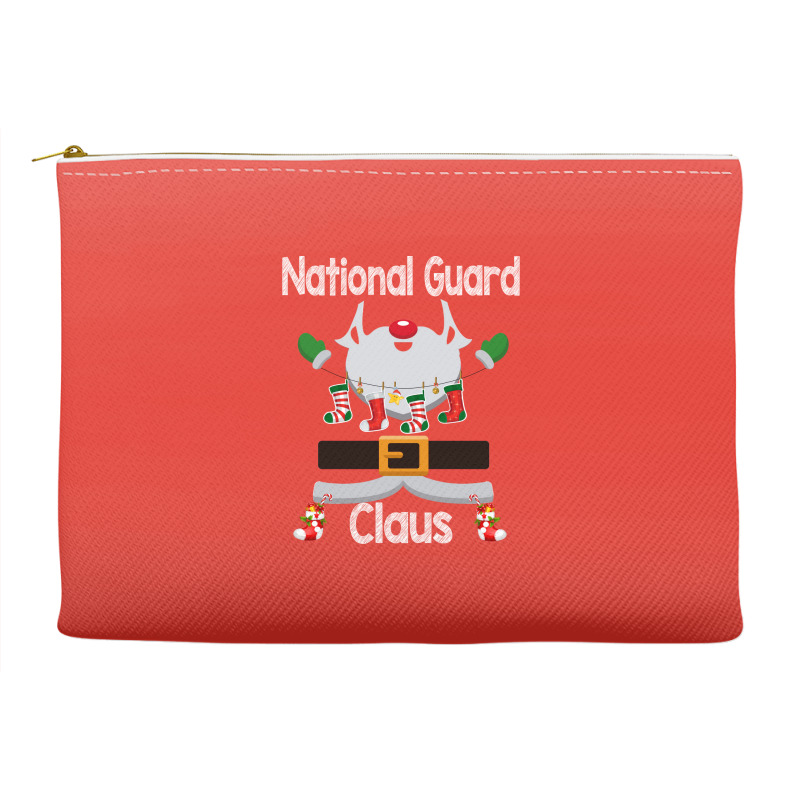 National Guard Claus Santa Christmas Costume Pajama 80s Accessory Pouches | Artistshot