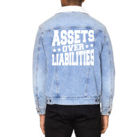 Assets Over Liabilities Hipster Unisex Sherpa-lined Denim Jacket | Artistshot