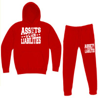 Assets Over Liabilities Hipster Hoodie & Jogger Set | Artistshot